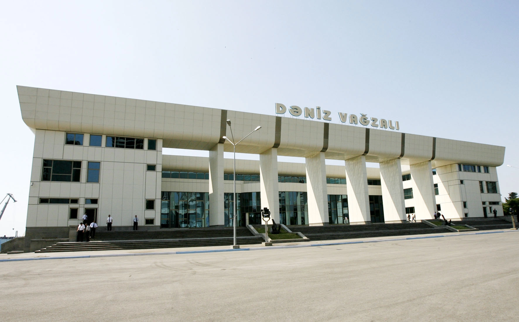 Baku Sea Terminal Baku Sea Terminal (Bakı Dəniz Vağzalı) main entrance.