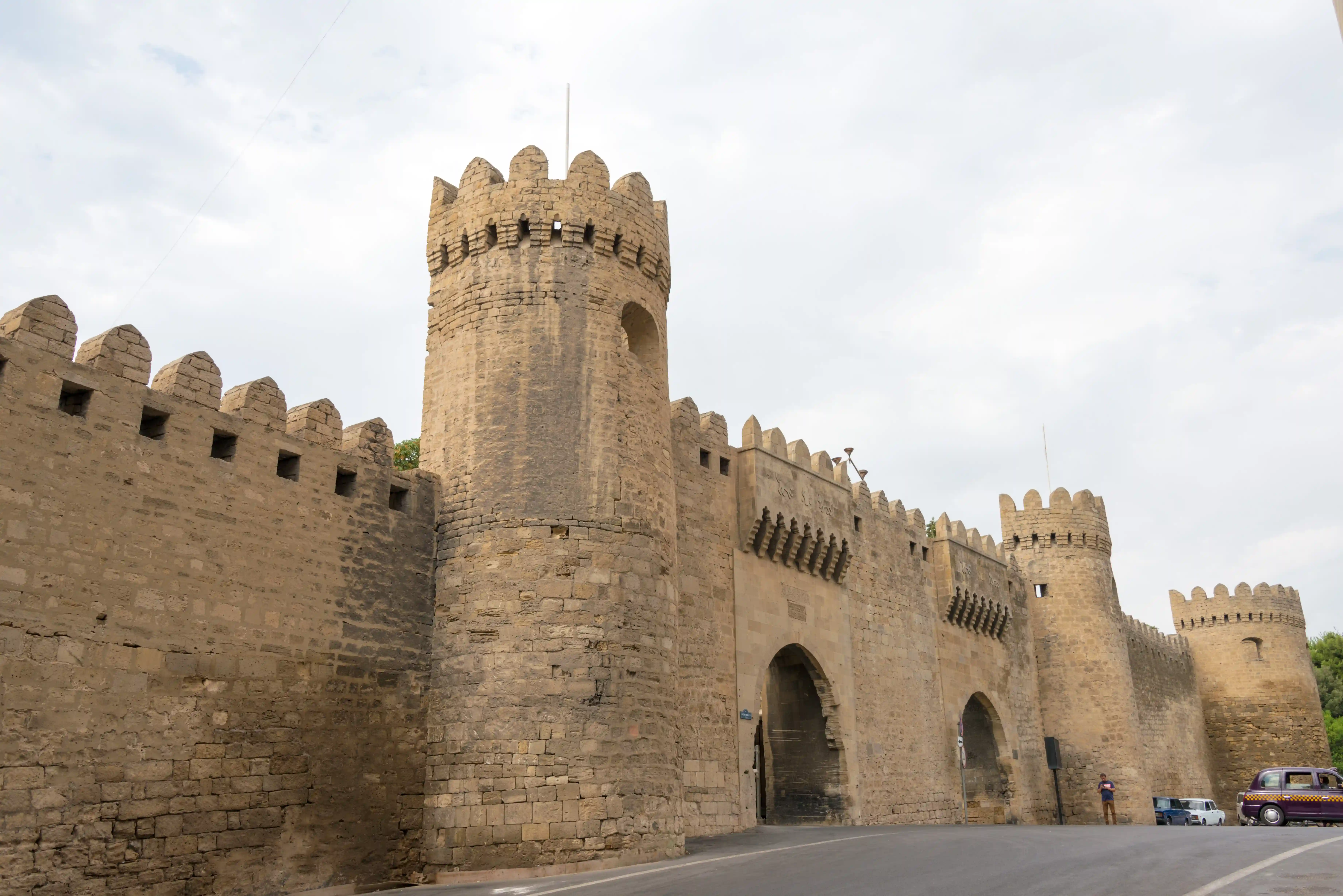 Double gates of Baku’s Old City.