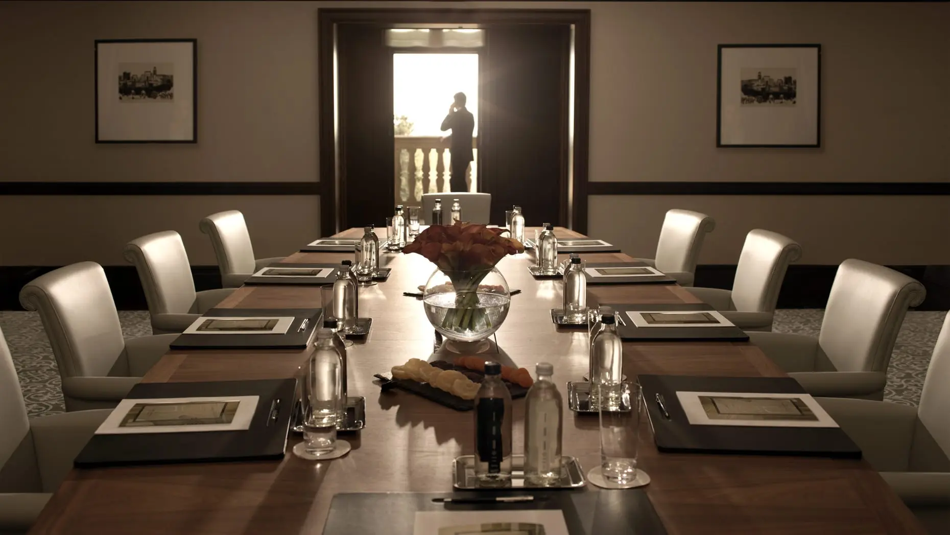 Four Seasons Hotel Meeting Rroom Highly sophisticated Humayun meeting room at Four Seasons Hotel Baku.
